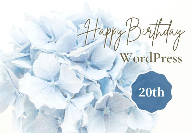 WordPress20周年記念