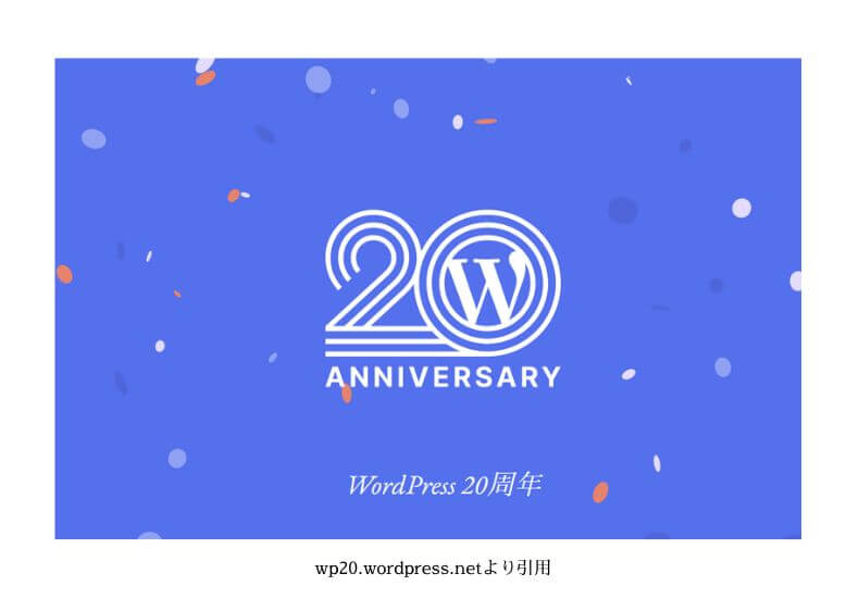 WordPress20th記念イベントサイト